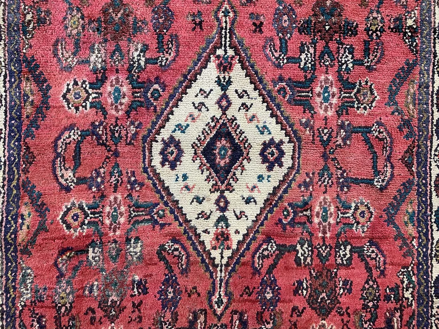Perserteppich Hamadan 303 x 103 cm Wolle handgeknüpft