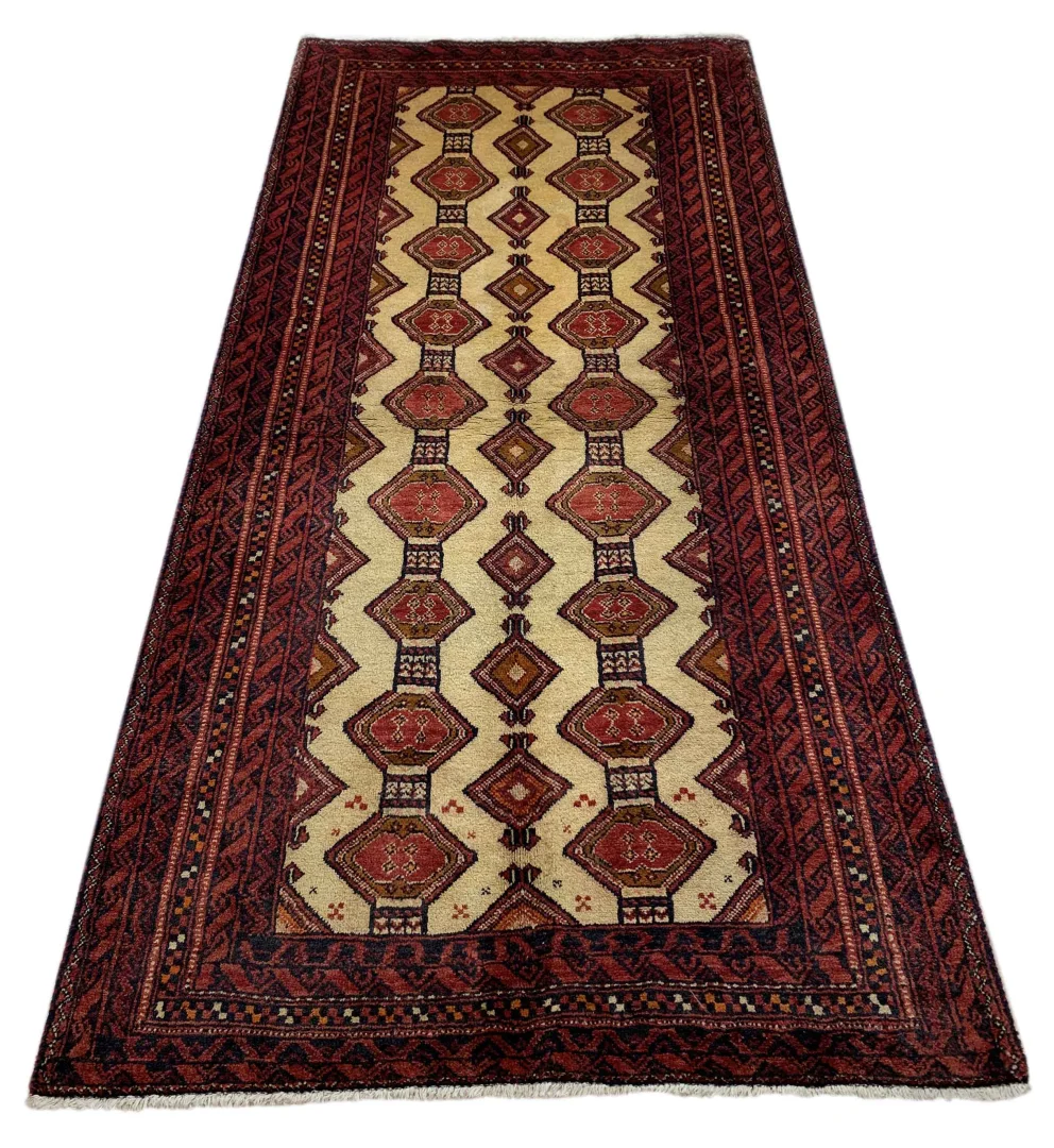 Perserteppich Balutsch 183 x 89 cm Wolle handgeknüpft