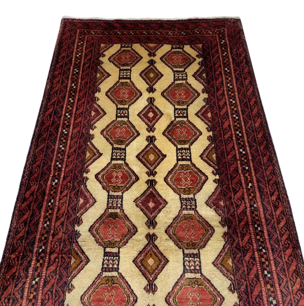Perserteppich Balutsch 183 x 89 cm Wolle handgeknüpft