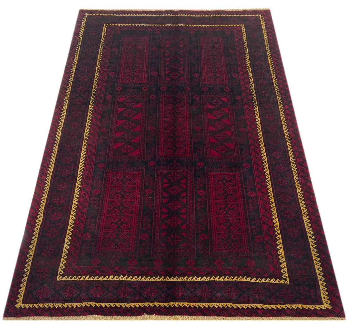Orientteppich Belutsch 188 x 125 cm Wolle handgeknüpft
