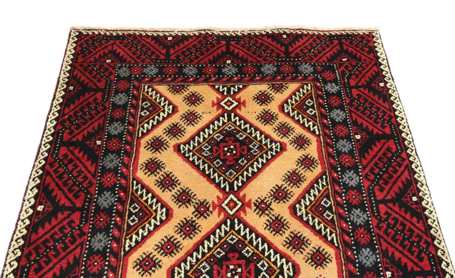 Orientteppich Balutsch 188 x 110 cm Wolle handgeknüpft
