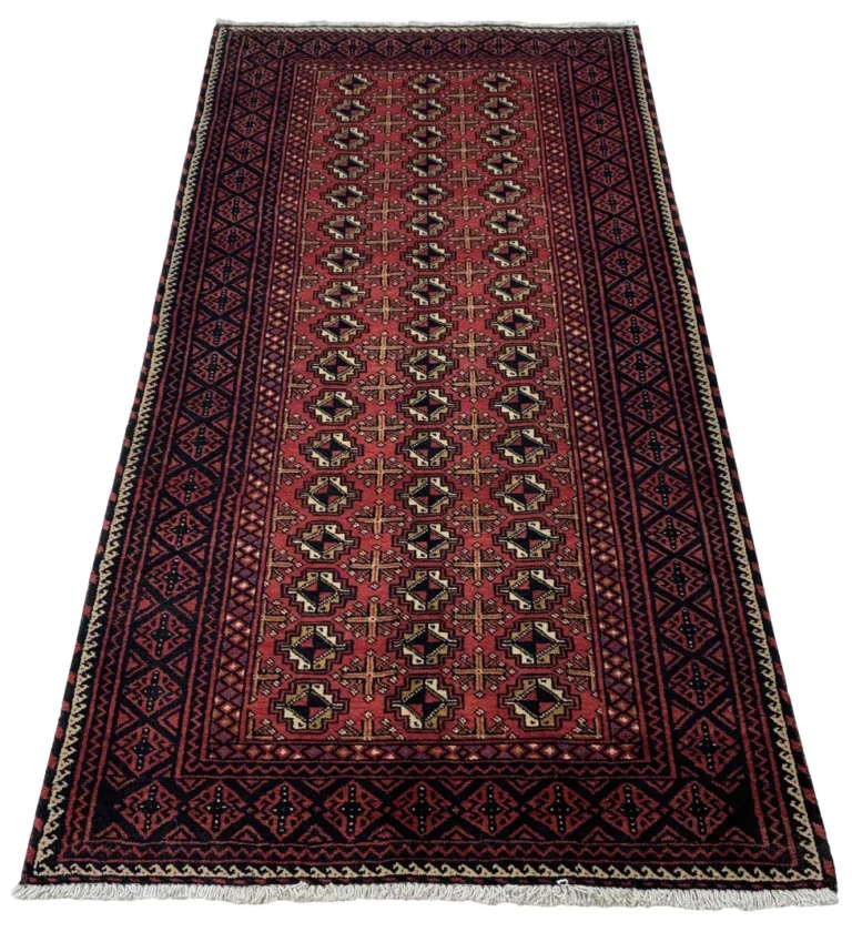 Orientteppich Balutsch 190 x 100 cm Wolle handgeknüpft