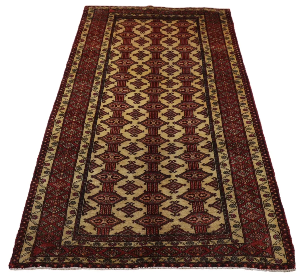 Orientteppich Balutsch 192 x 99 cm Wolle handgeknüpft