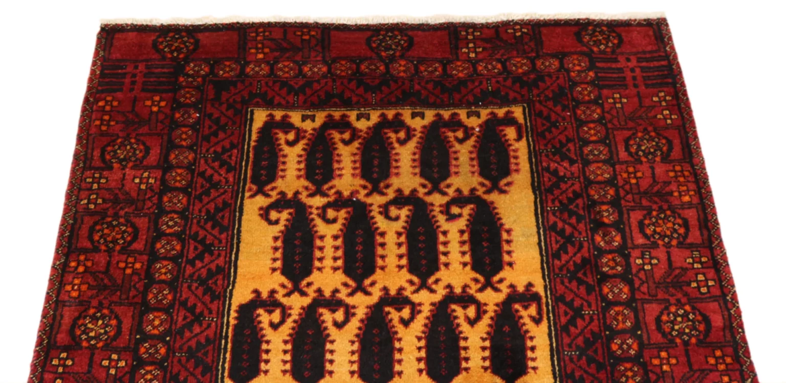 Orientteppich Balutsch 193 x 96 cm Wolle handgeknüpft
