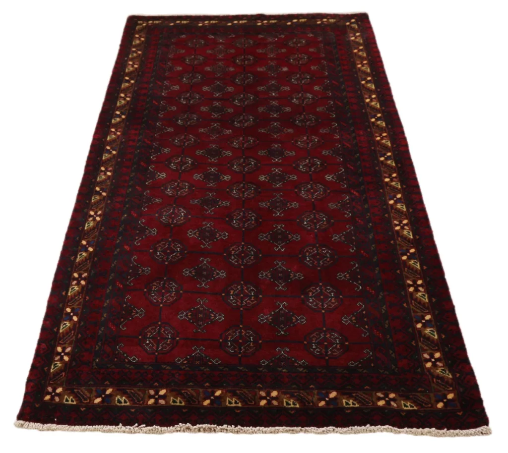 Perserteppich Balutsch 195 x 102 cm Wolle handgeknüpft