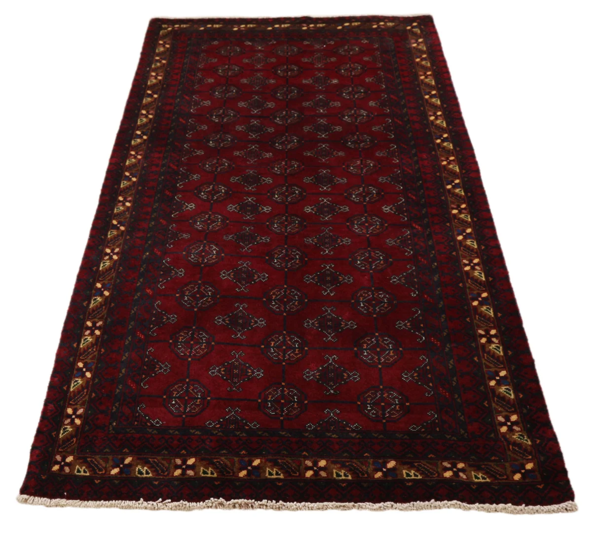 Perserteppich Balutsch 195 x 102 cm Wolle handgeknüpft
