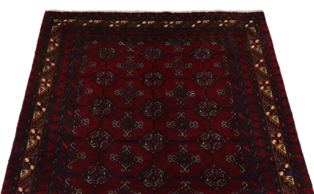 Perserteppich Balutsch 195 x 102 cm Wolle handgeknüpft