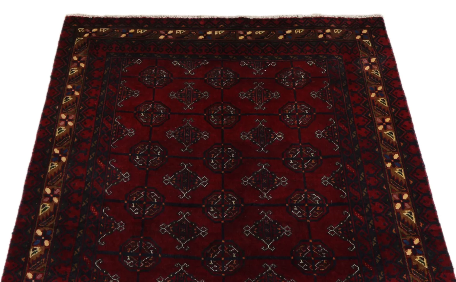 Perserteppich Balutsch 195 x 102 cm Wolle handgeknüpft