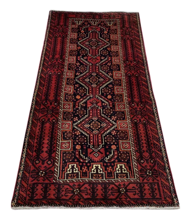 Orientteppich Balutsch 196 x 96 cm Wolle handgeknüpft