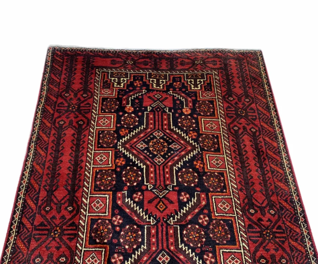 Orientteppich Balutsch 196 x 96 cm Wolle handgeknüpft