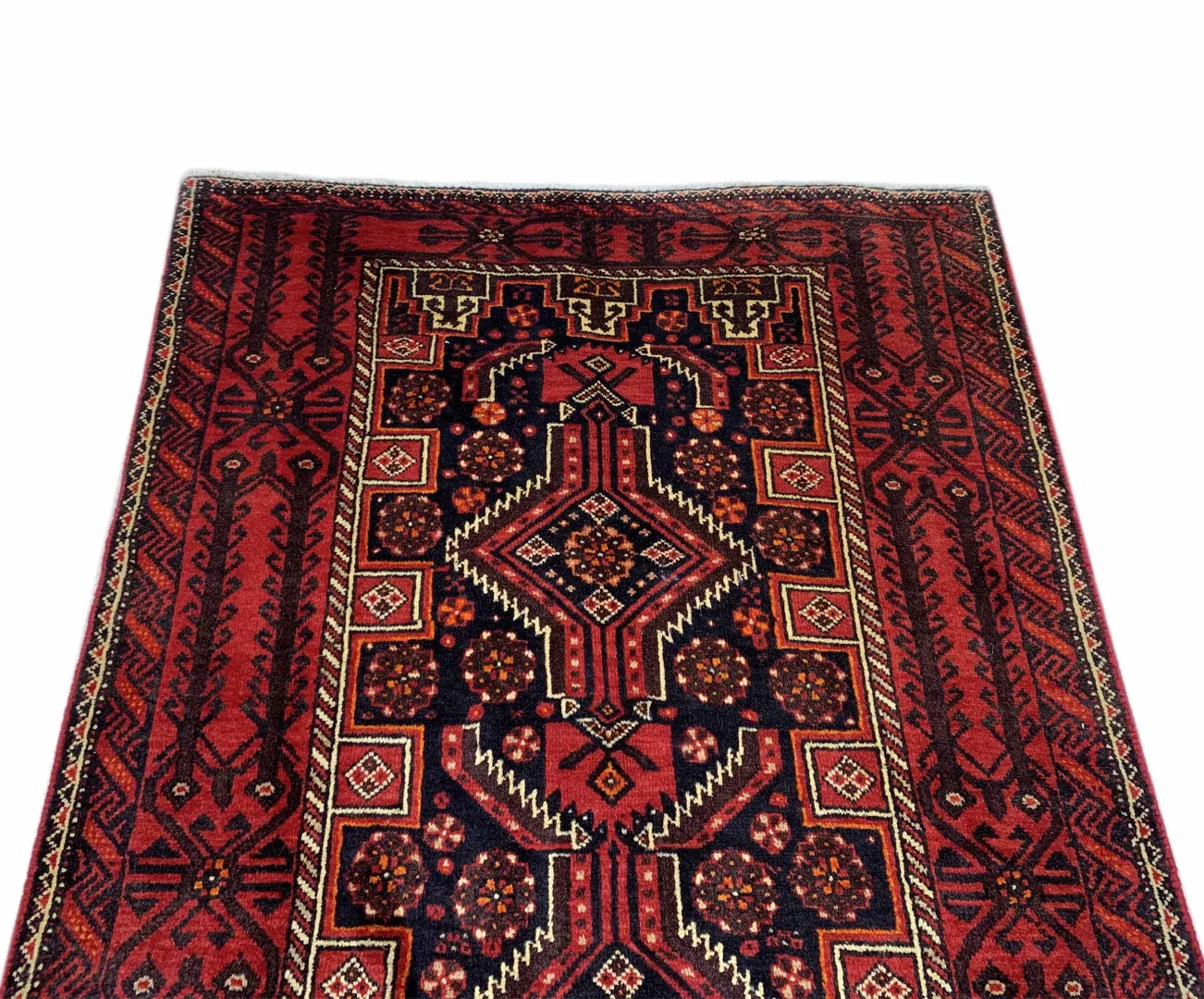 Orientteppich Balutsch 196 x 96 cm Wolle handgeknüpft