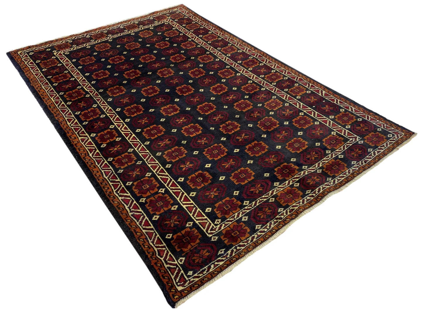 Perserteppich Belutsch 201 x 134 cm Wolle handgeknüpft