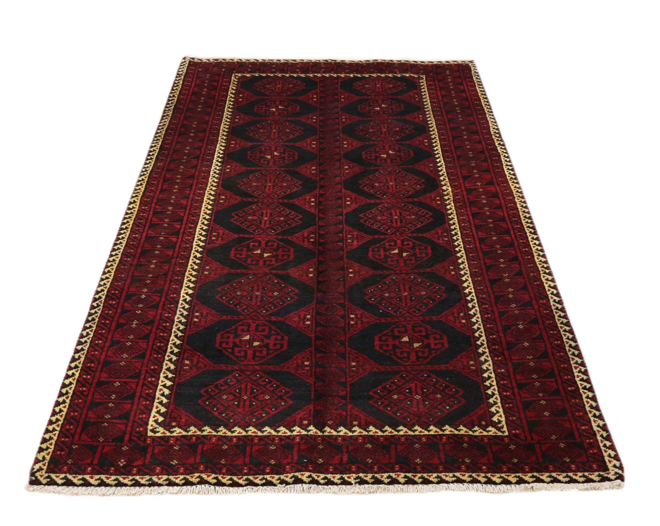 balutsch-perserteppich-202-x-127-cm-120000-250000-knoten-m-1-1 Perserteppich Balutsch 202 x 127 cm Wolle handgeknüpft