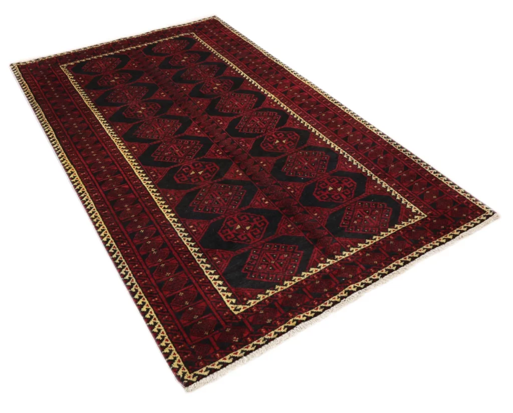 balutsch-perserteppich-202-x-127-cm-120000-250000-knoten-m-1-2 Perserteppich Balutsch 202 x 127 cm Wolle handgeknüpft