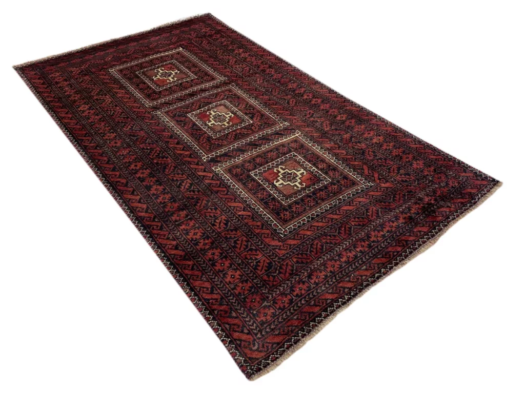 belutsch-teppich-202-x-116-cm-knotendichte-120000-250000-knoten-m-1-2 Perserteppich Balutsch 202 x 116 cm Wolle handgeknüpft
