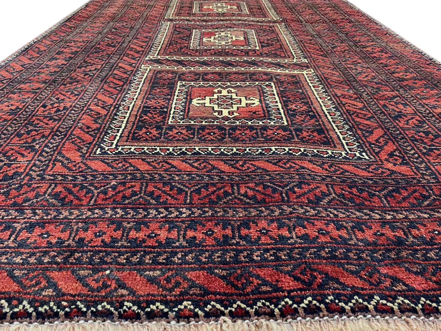 belutsch-teppich-202-x-116-cm-knotendichte-120000-250000-knoten-m-1-4 Perserteppich Balutsch 202 x 116 cm Wolle handgeknüpft