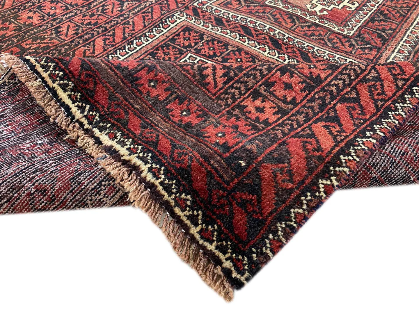 belutsch-teppich-202-x-116-cm-knotendichte-120000-250000-knoten-m-1-7 Perserteppich Balutsch 202 x 116 cm Wolle handgeknüpft