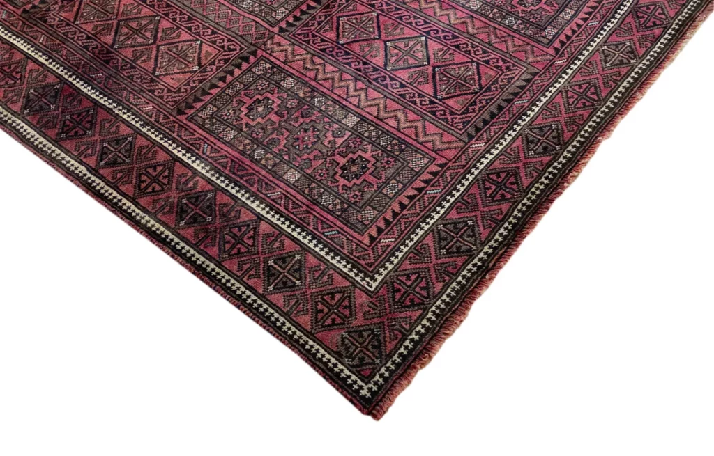 Orientteppich Belutsch 203 x 120 cm Wolle handgeknüpft
