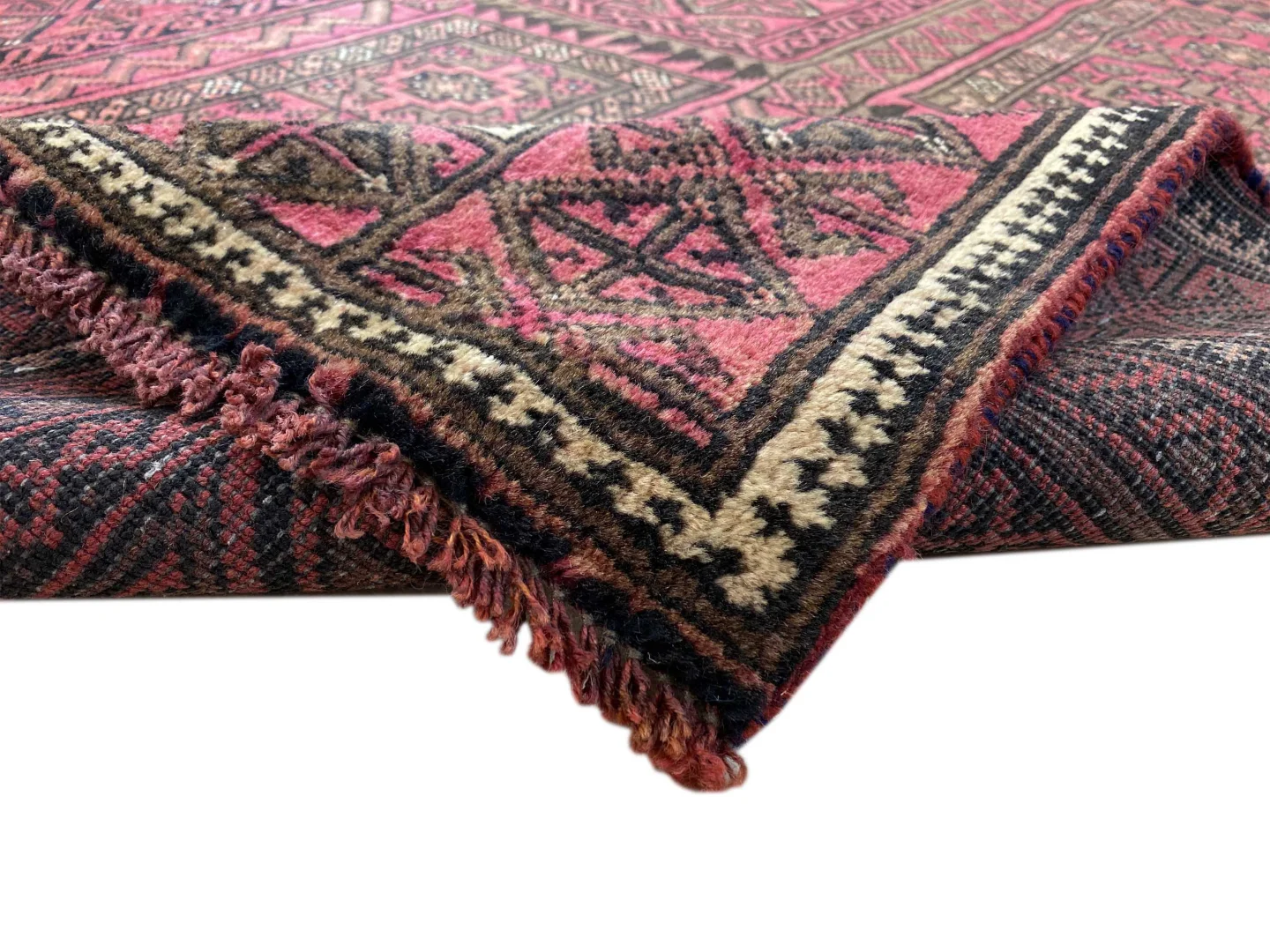 Orientteppich Belutsch 203 x 120 cm Wolle handgeknüpft