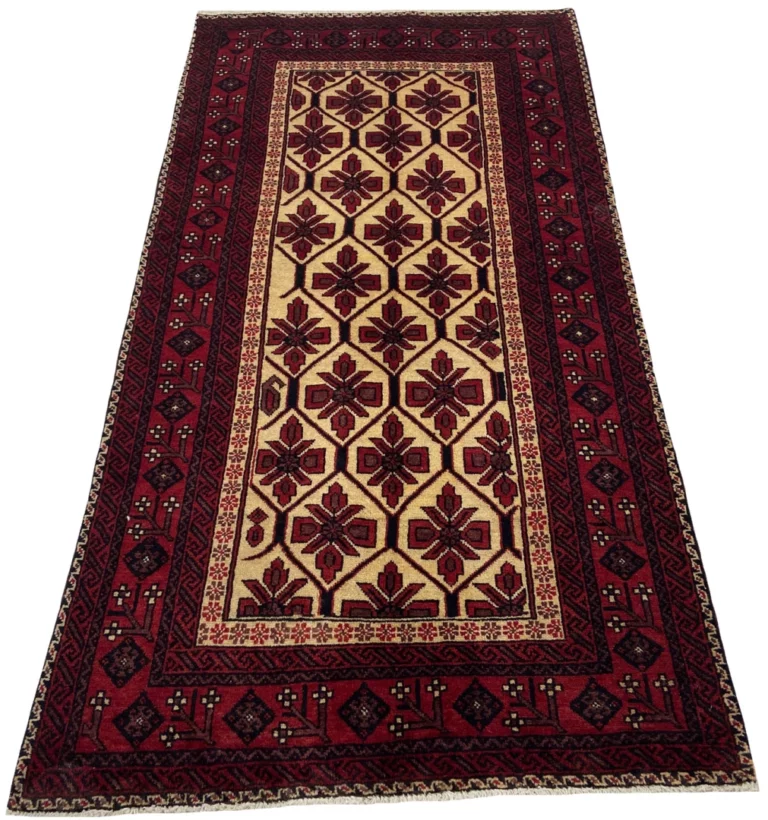 Perserteppich Belutsch 207 x 107 cm Wolle handgeknüpft