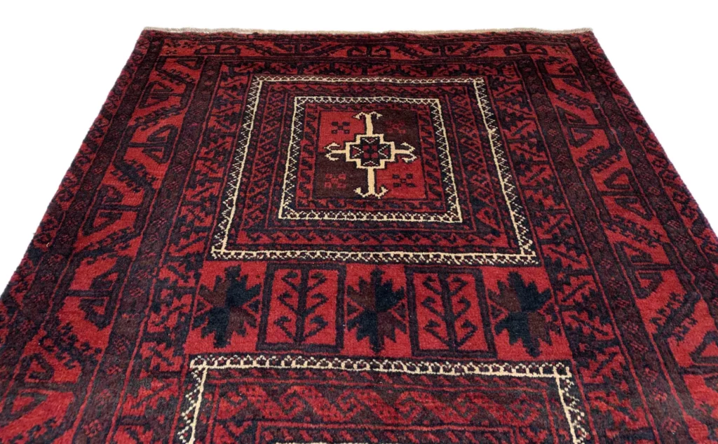 balutsch-perserteppich-210-x-106-cm-120000-250000-knoten-m-1-3 Orientteppich Balutsch 210 x 106 cm Wolle handgeknüpft