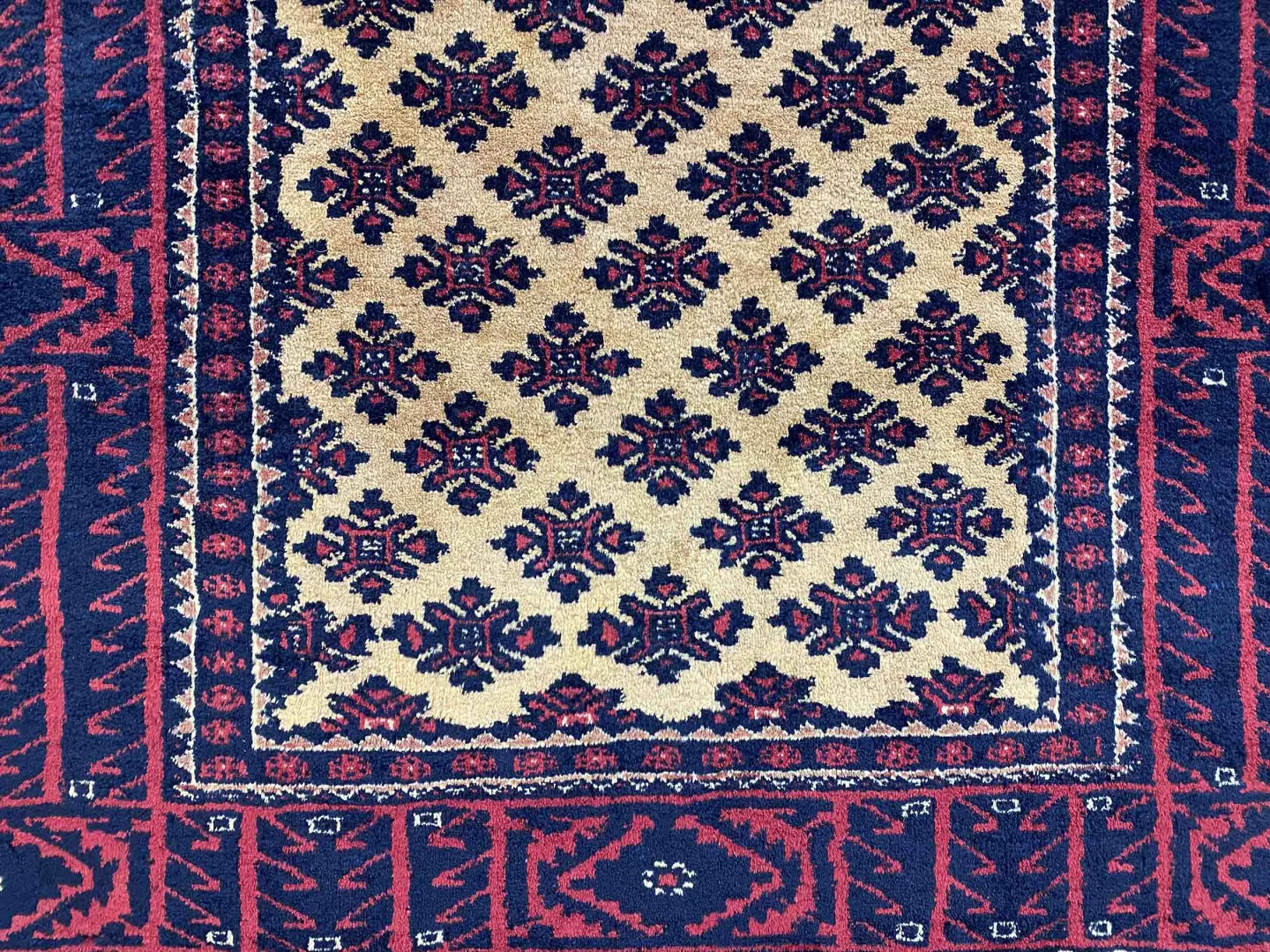 Perserteppich Belutsch 211 x 111 cm Wolle handgeknüpft