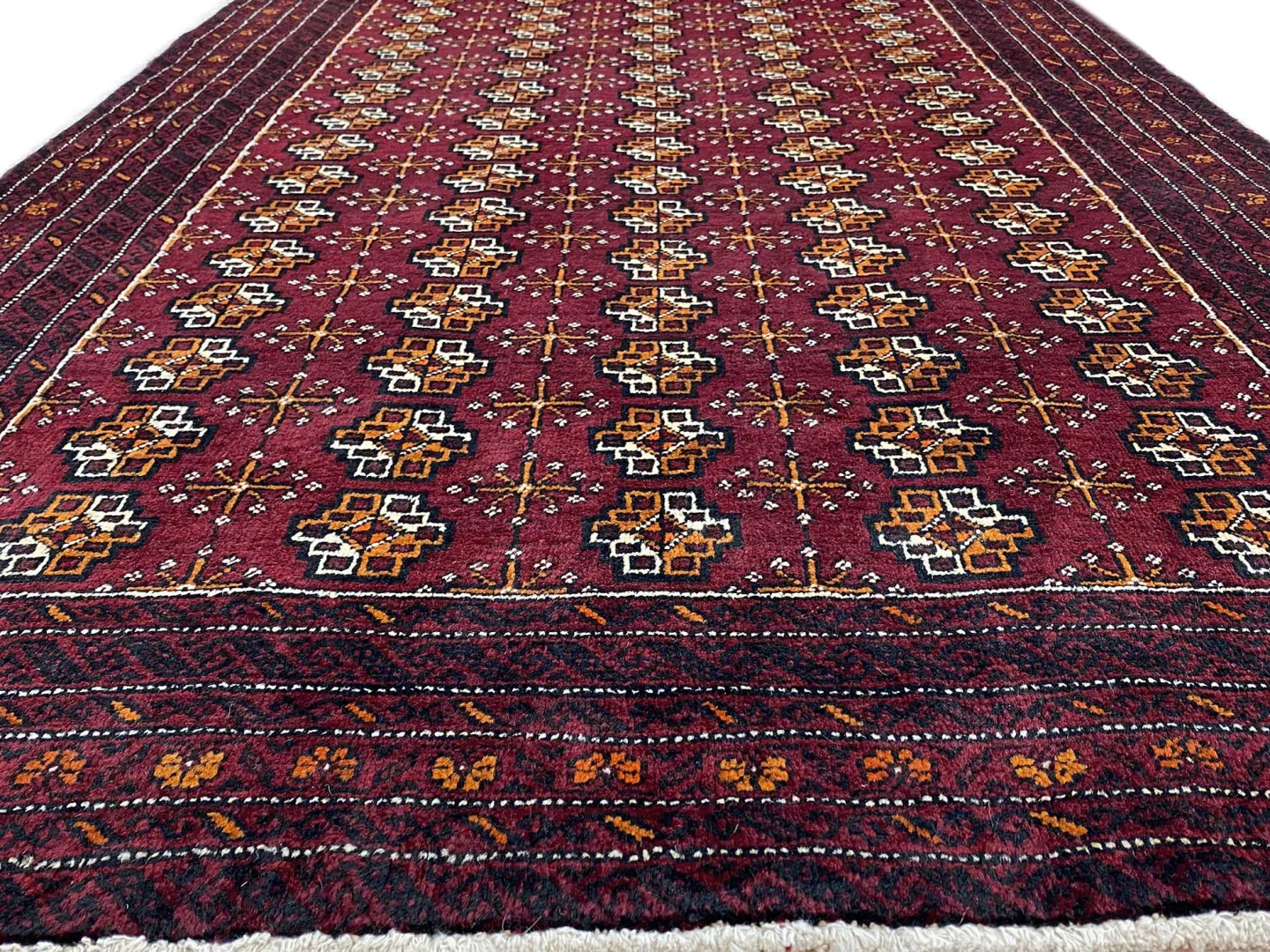 Perserteppich Belutsch 210 x 115 cm Wolle handgeknüpft