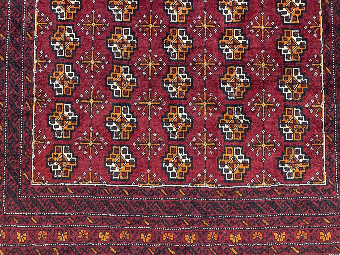 Perserteppich Belutsch 210 x 115 cm Wolle handgeknüpft