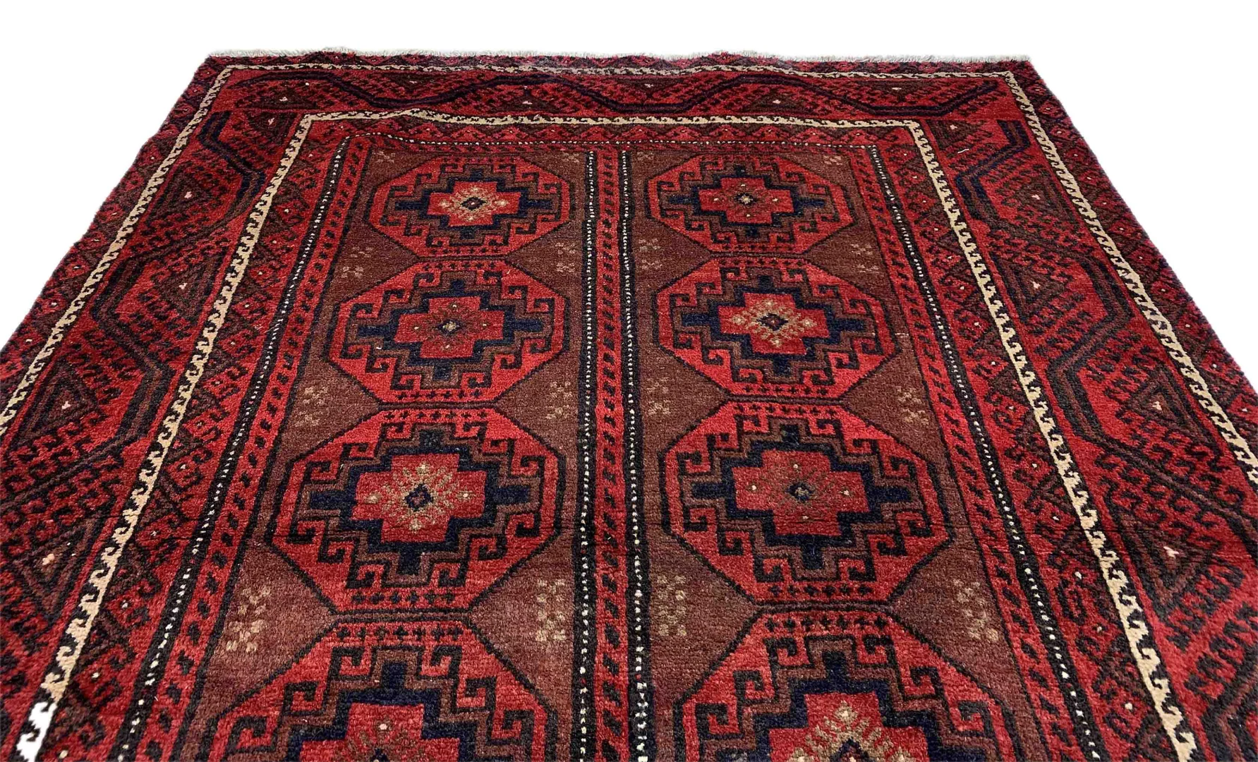 Perserteppich Balutsch 214 x 126 cm Wolle handgeknüpft