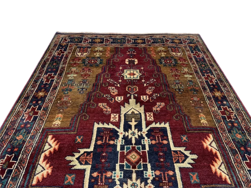 balutsch-perserteppich-218-x-117-cm-120000-250000-knoten-m-1-3 Orientteppich Balutsch 218 x 117 cm Wolle handgeknüpft