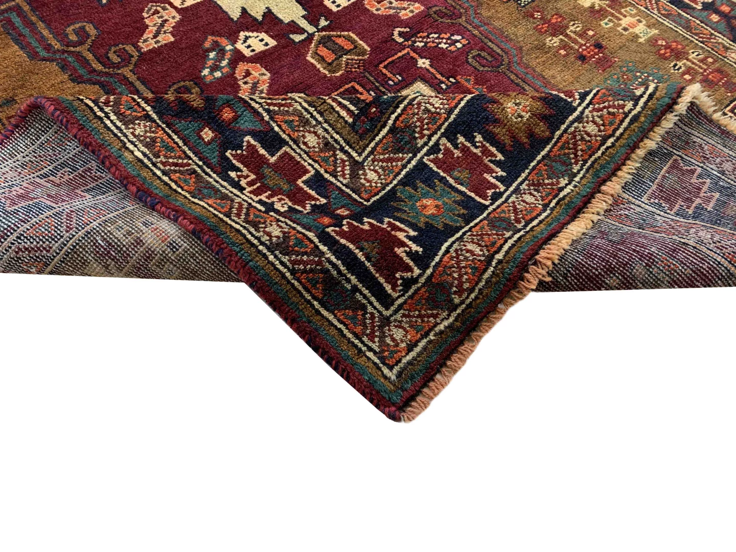balutsch-perserteppich-218-x-117-cm-120000-250000-knoten-m-1-5 Orientteppich Balutsch 218 x 117 cm Wolle handgeknüpft