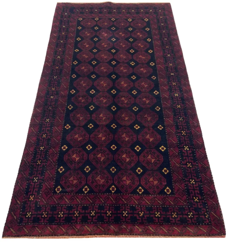 Perserteppich Belutsch 219 x 110 cm Wolle handgeknüpft