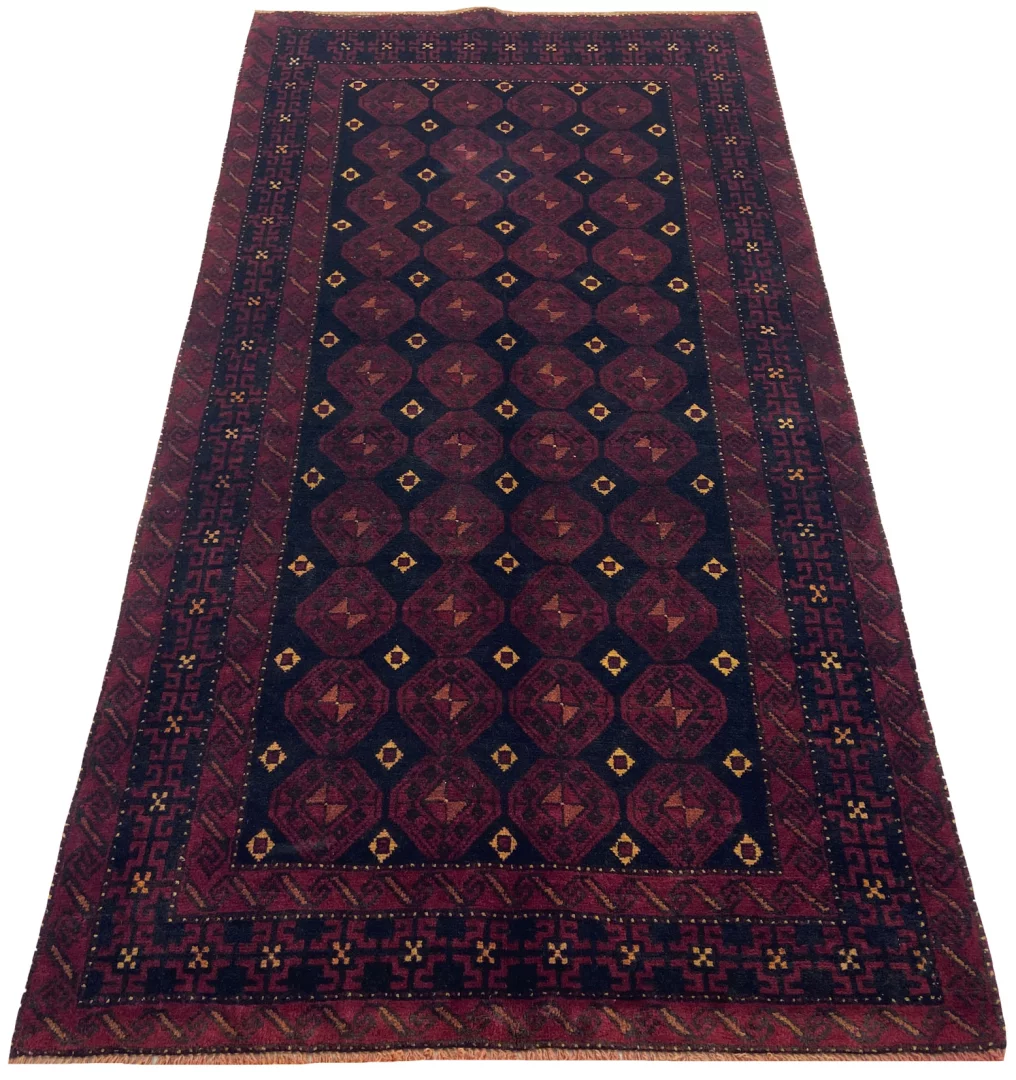 Perserteppich Belutsch 219 x 110 cm Wolle handgeknüpft