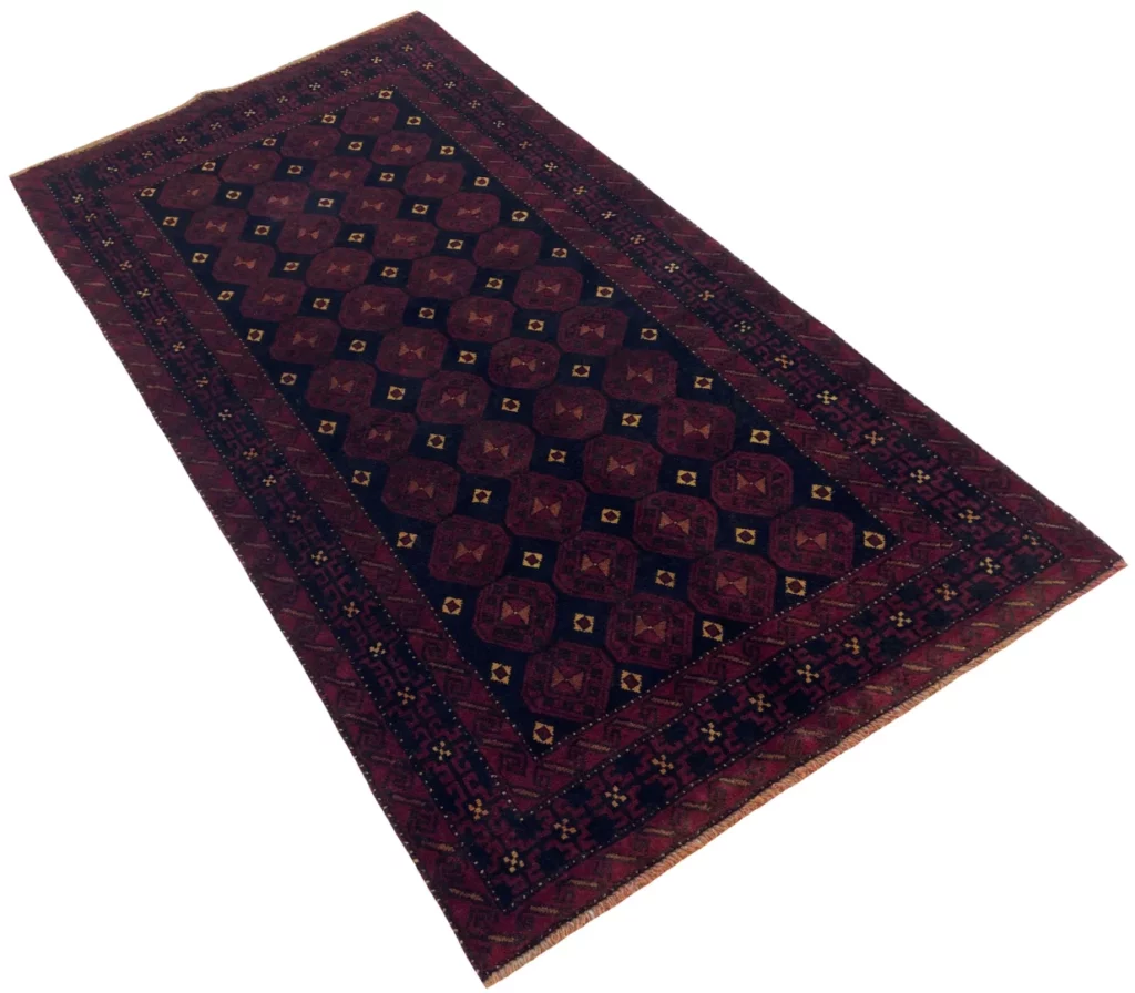 Perserteppich Belutsch 219 x 110 cm Wolle handgeknüpft