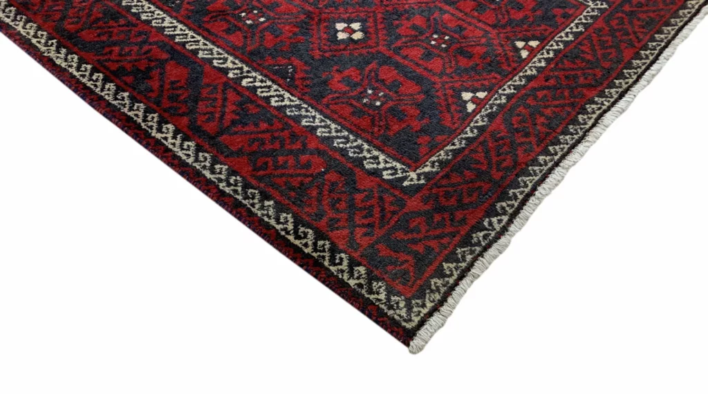 balutsch-perserteppich-222-x-92-cm-120000-250000-knoten-m-1-4 Orientteppich Balutsch 222 x 92 cm Wolle handgeknüpft