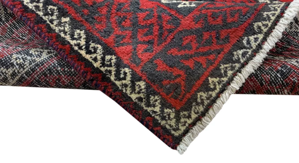 balutsch-perserteppich-222-x-92-cm-120000-250000-knoten-m-1-5 Orientteppich Balutsch 222 x 92 cm Wolle handgeknüpft