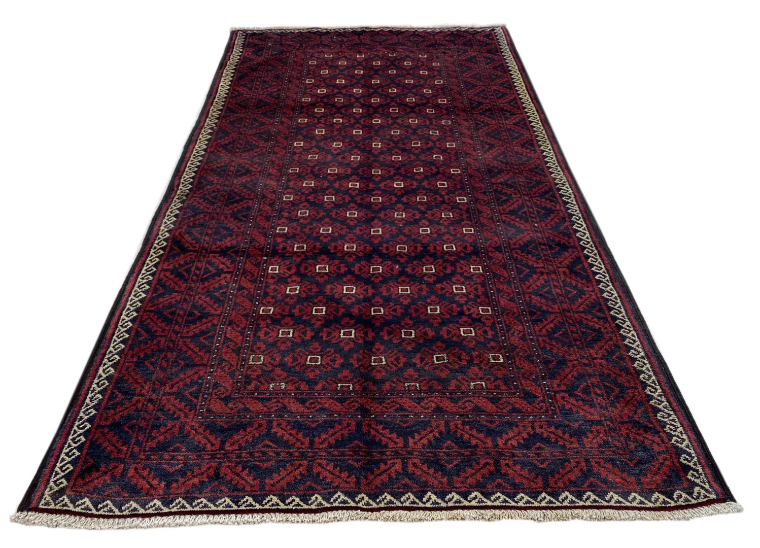 Perserteppich Belutsch 225 x 112 cm Wolle handgeknüpft