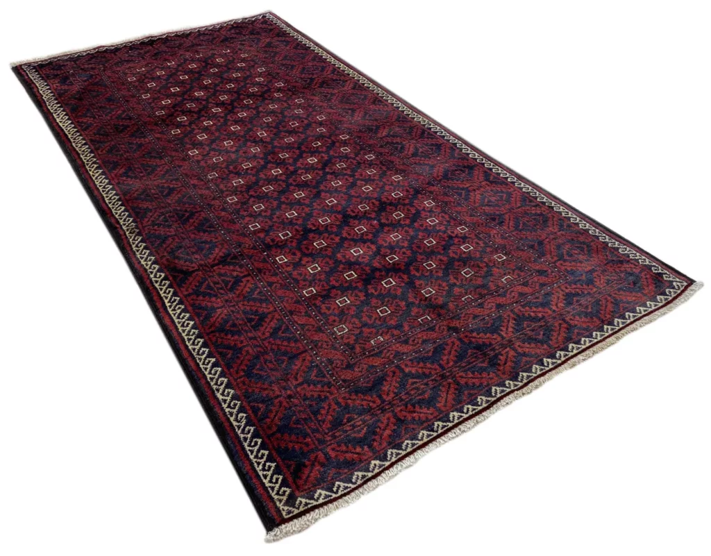 Perserteppich Belutsch 225 x 112 cm Wolle handgeknüpft
