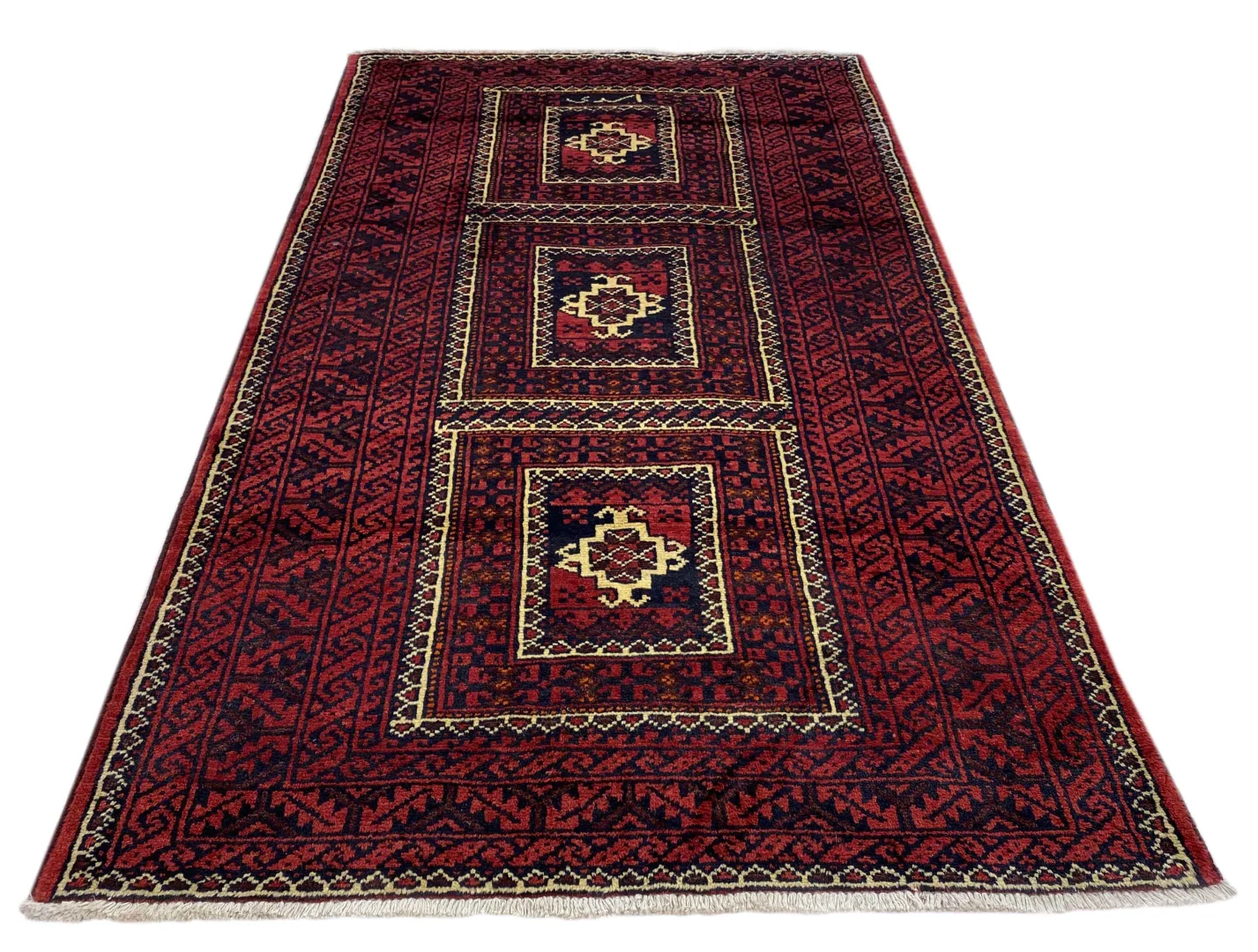 Perserteppich Belutsch 225 x 125 cm Wolle handgeknüpft