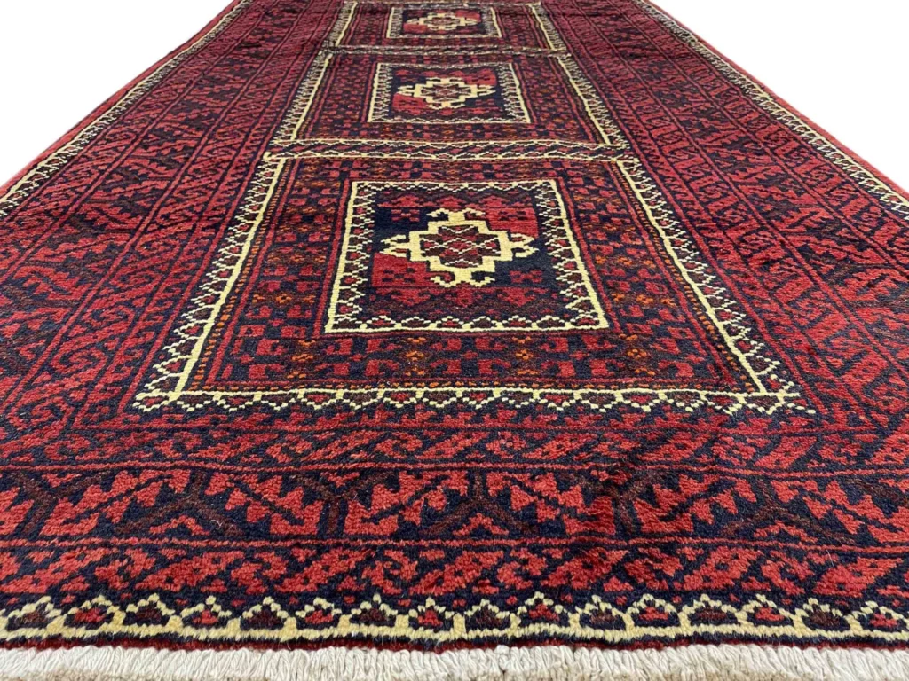 Perserteppich Belutsch 225 x 125 cm Wolle handgeknüpft