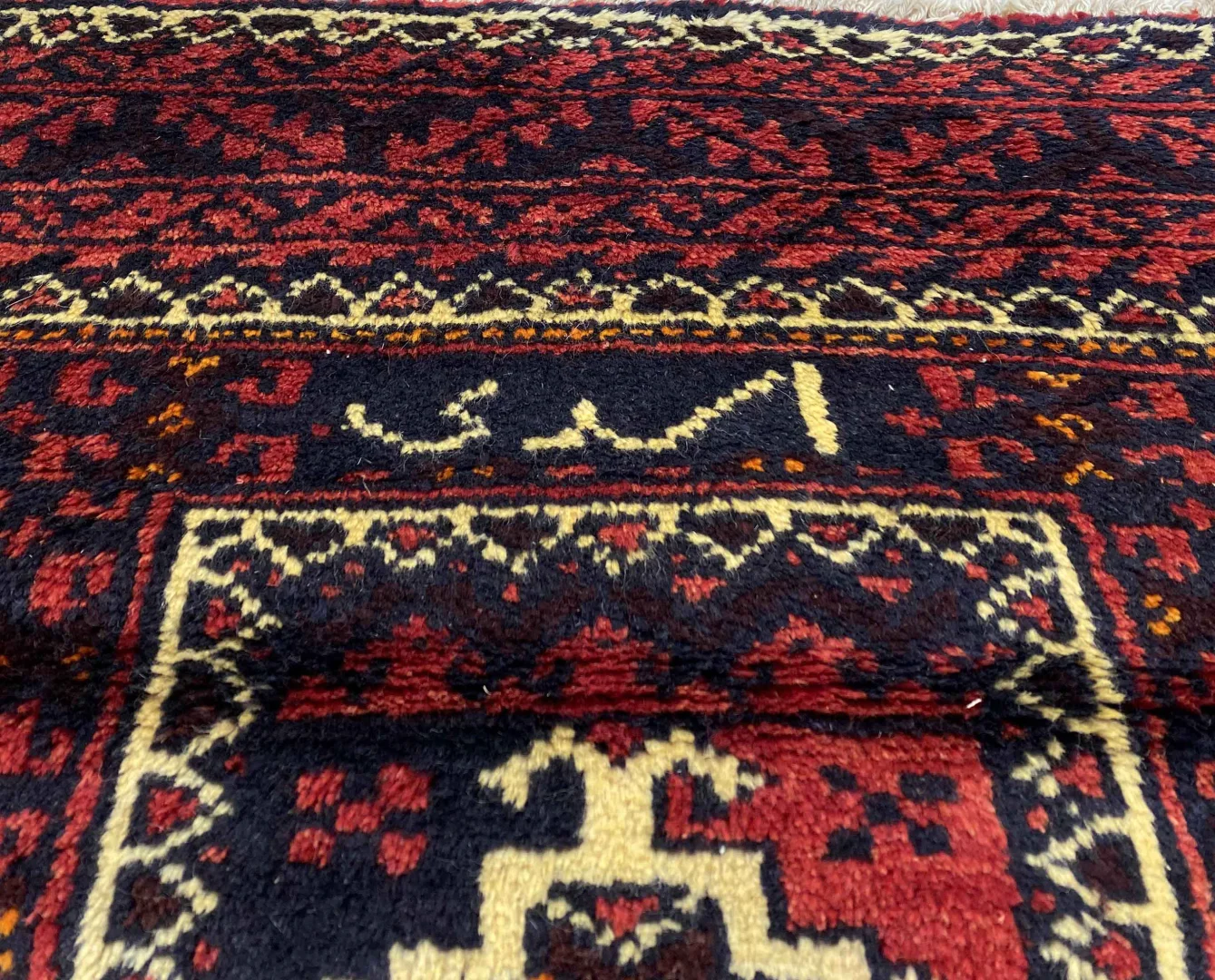 Perserteppich Belutsch 225 x 125 cm Wolle handgeknüpft