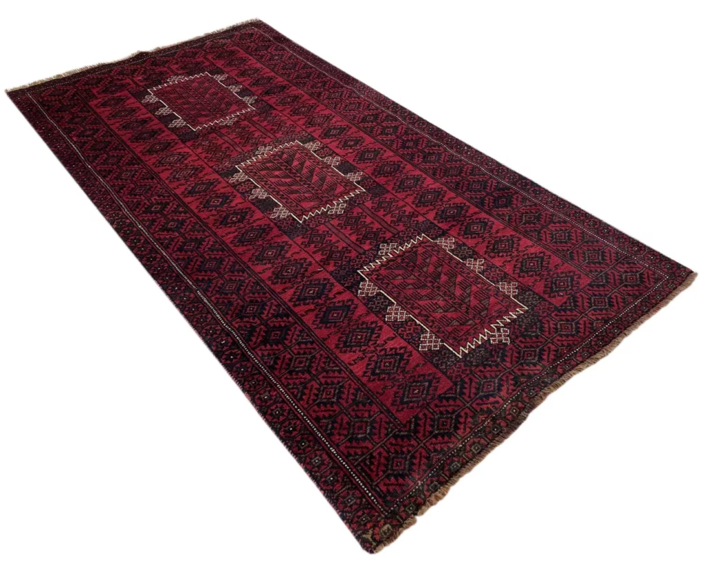 Perserteppich Belutsch 227 x 120 cm Wolle handgeknüpft