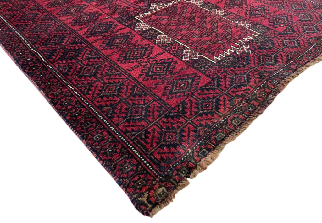 Perserteppich Belutsch 227 x 120 cm Wolle handgeknüpft