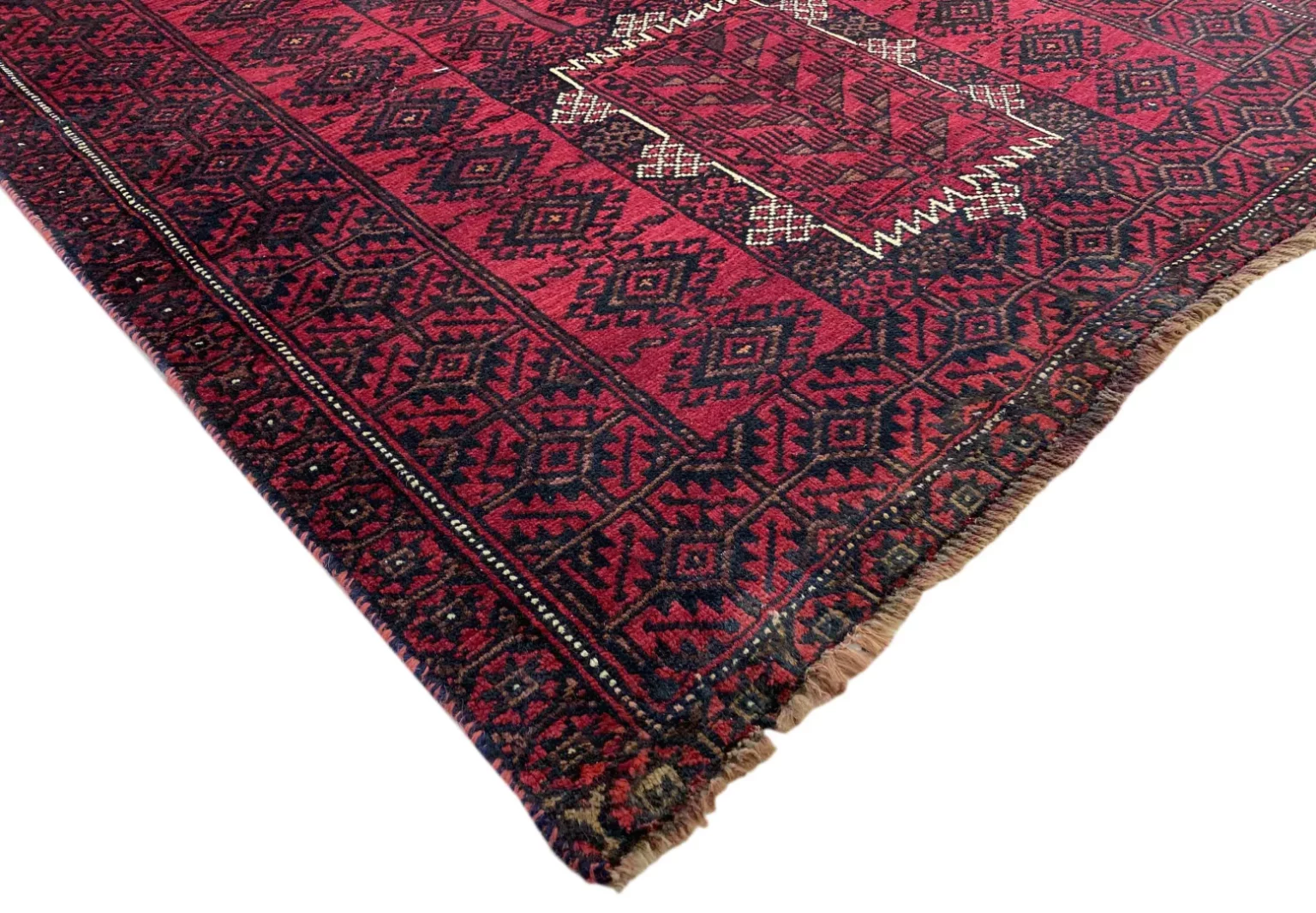 Perserteppich Belutsch 227 x 120 cm Wolle handgeknüpft