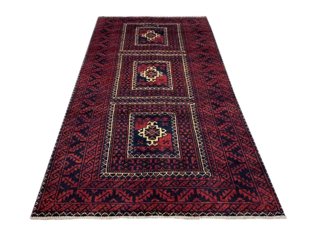 Perserteppich Balutsch 230 x 118 cm Wolle handgeknüpft