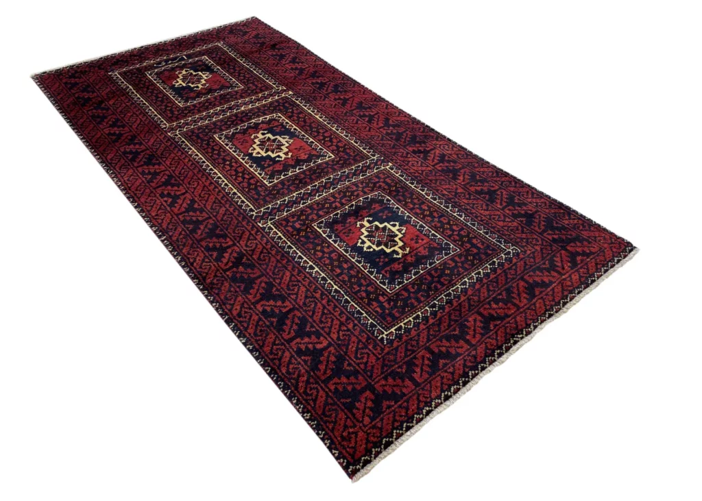 Perserteppich Balutsch 230 x 118 cm Wolle handgeknüpft