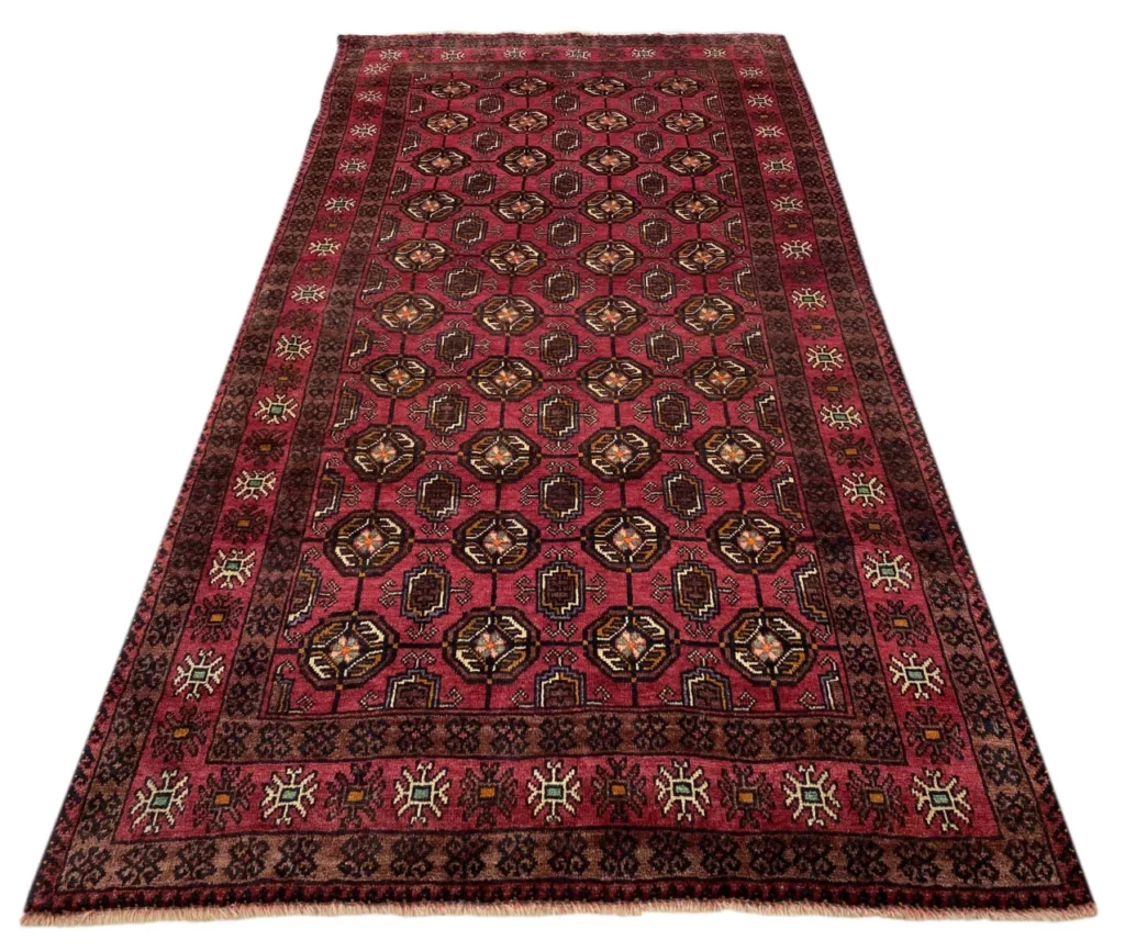 Perserteppich Belutsch 231 x 120 cm Wolle handgeknüpft