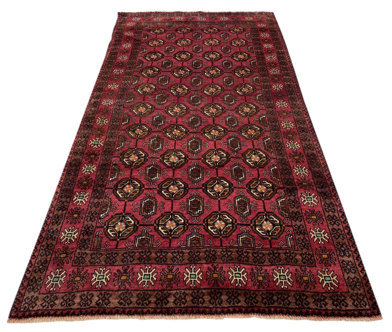 Perserteppich Belutsch 231 x 120 cm Wolle handgeknüpft
