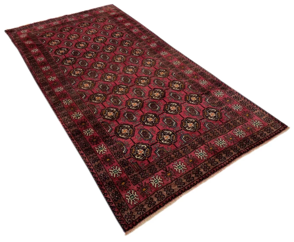 Perserteppich Belutsch 231 x 120 cm Wolle handgeknüpft