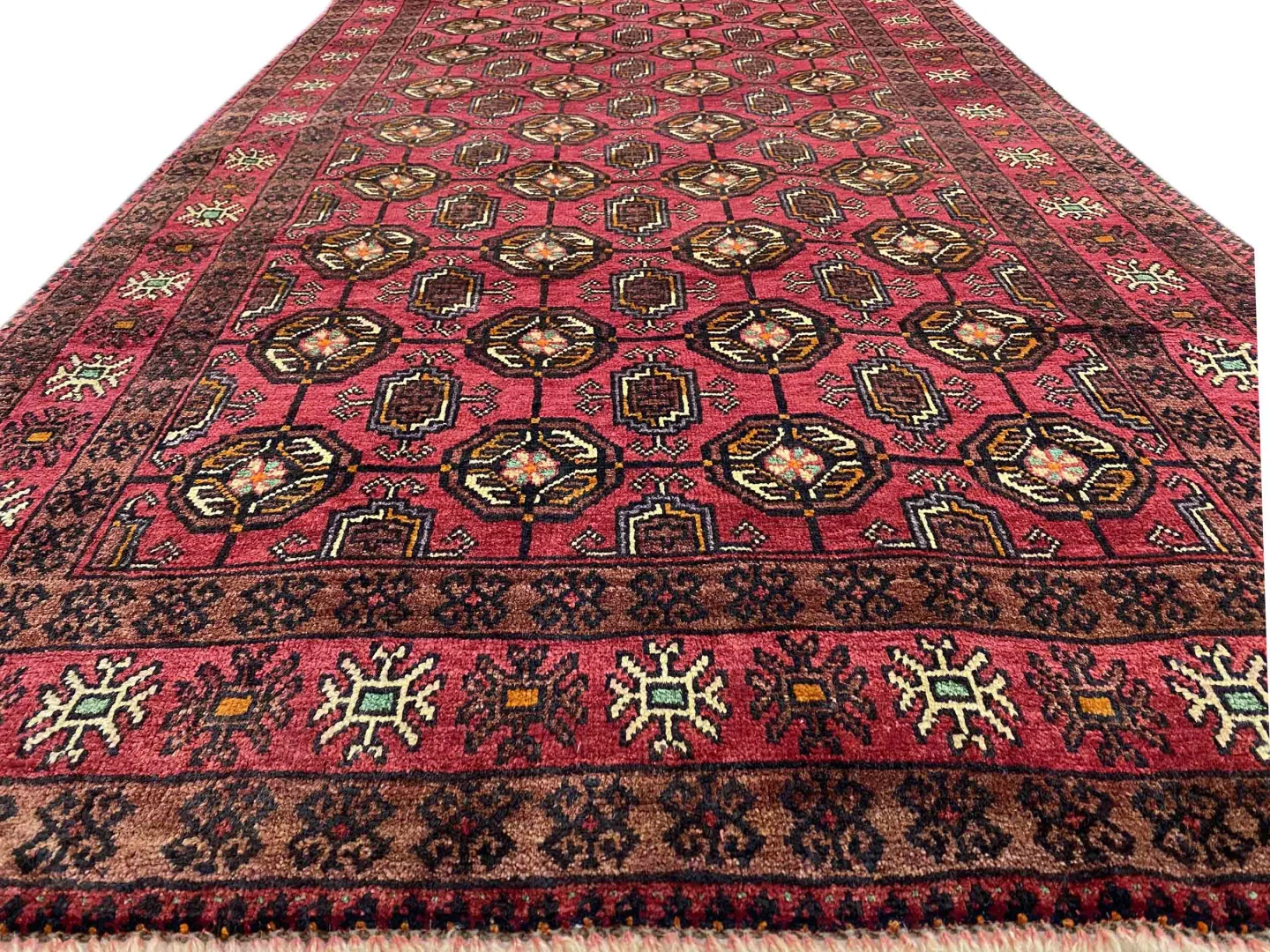 Perserteppich Belutsch 231 x 120 cm Wolle handgeknüpft